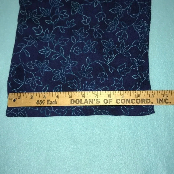 𝅺SHIP N SHORE vintage floral pull on pant elastic waistband art to wear size XL - Picture 7 of 7